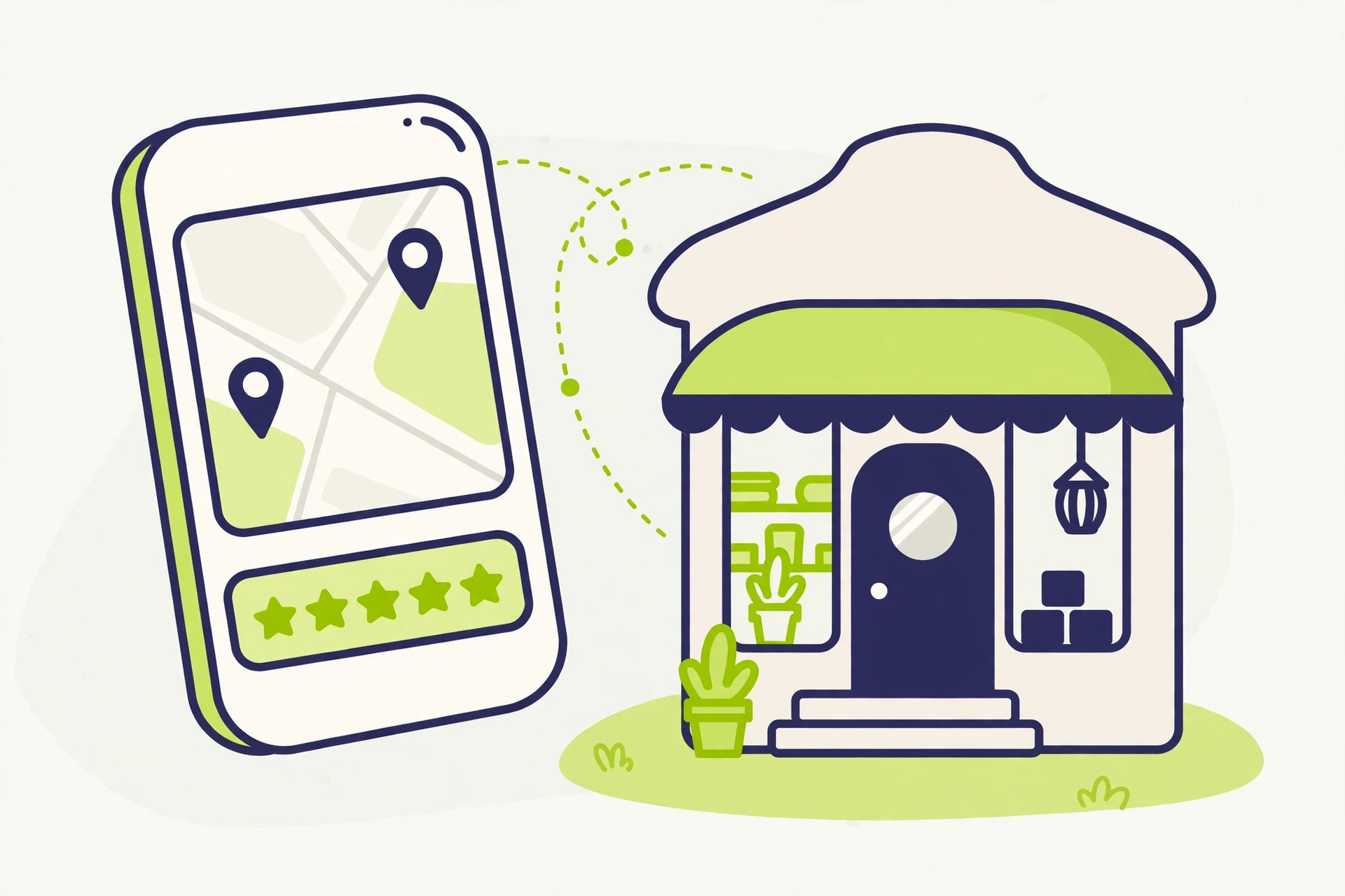 Local business appearing in the Google Map Pack results