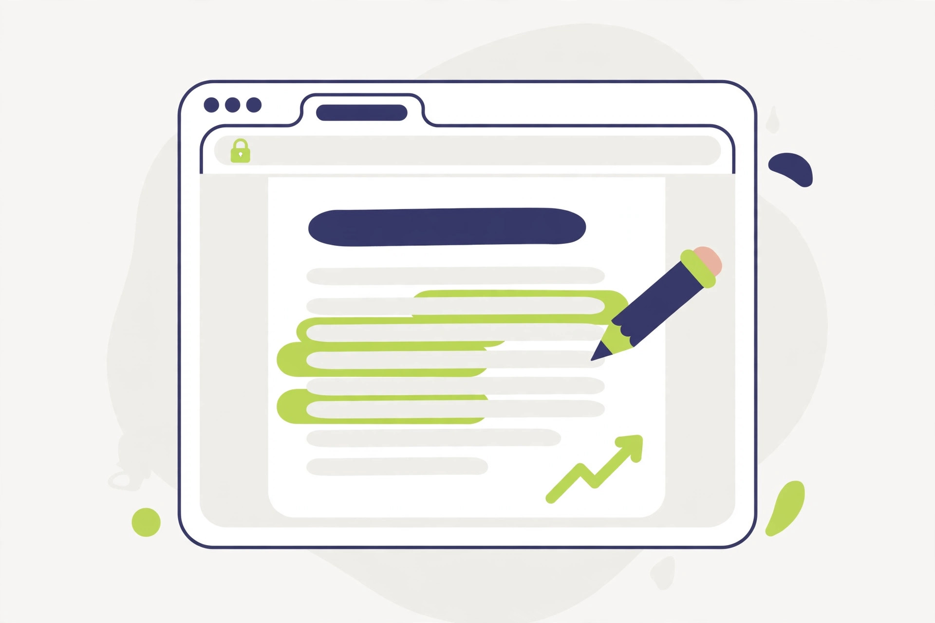 On-page SEO optimisation of a service page for search intent